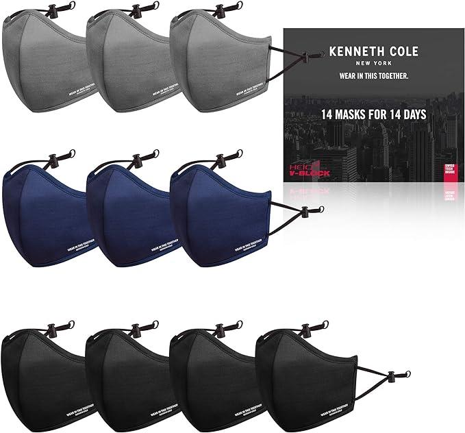 Неопренові маски для обличчя Kenneth Cole, 14 штук на 14 днів, з мішечком