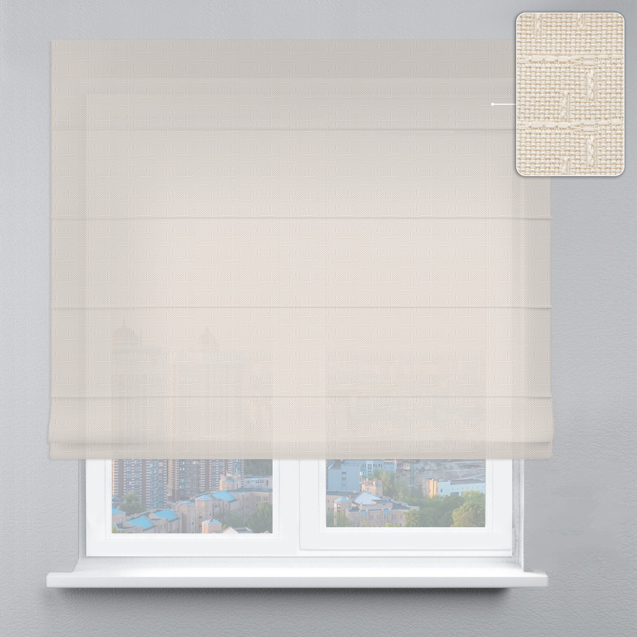 Римські штори Льон з відливом 1 шампань, фото 1