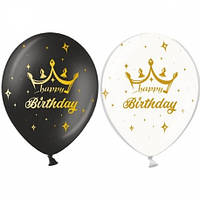 Повітряні латексні кулі Happy Birthday 1 шт 2349
