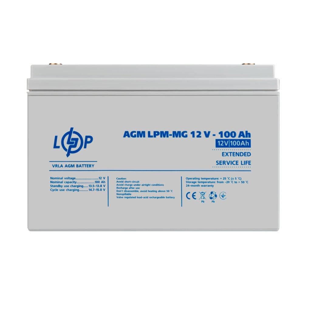 Акумулятор мультигелевий LPM-MG 12V - 100 Ah, фото 1