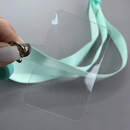 Ремінець на шию для телефону універсальний ремінець тримач для смартфона бірюзовий y4v, фото 2