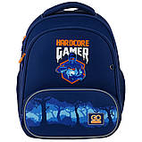 Рюкзак GoPack Education каркасний Game On 38x28x15 см, 12.5 л, синій (GO24-597М-5), фото 4