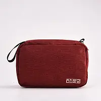 Дорожная подвесная косметичка / Несессер для косметики Travel червоний