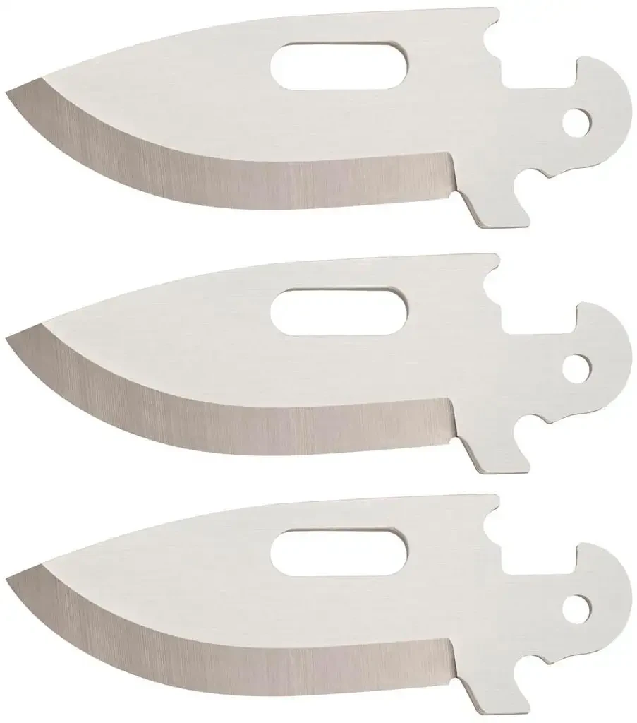 Клинок ножа Cold Steel Click-N-Cut Drop Point, 3шт / уп