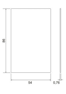 Двостандартна rfid карта Mifare (13.56 МГц) + UHF (860-960 Мгц)