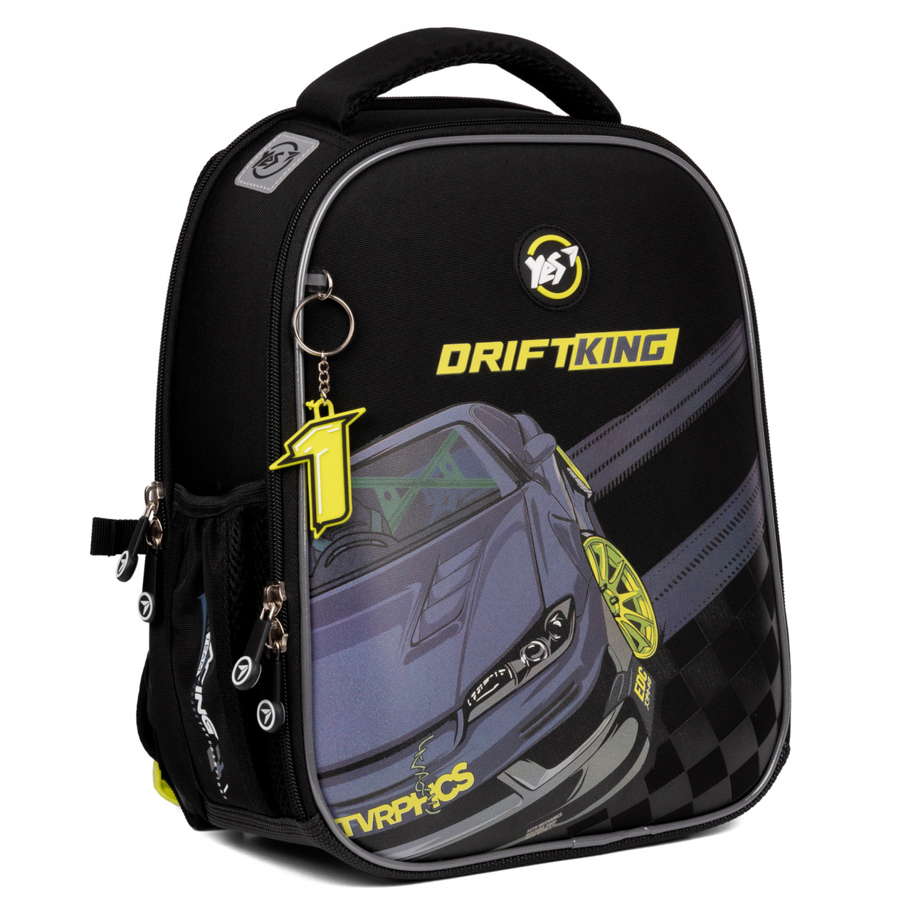 Рюкзак каркасний ортопедичний YES H-100 Drift King 35х28х15 см, 15 л, чорний (559556)