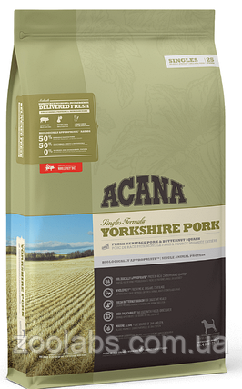 Acana Yorkshire Pork 11.4 кг | Сухий корм для собак, фото 1