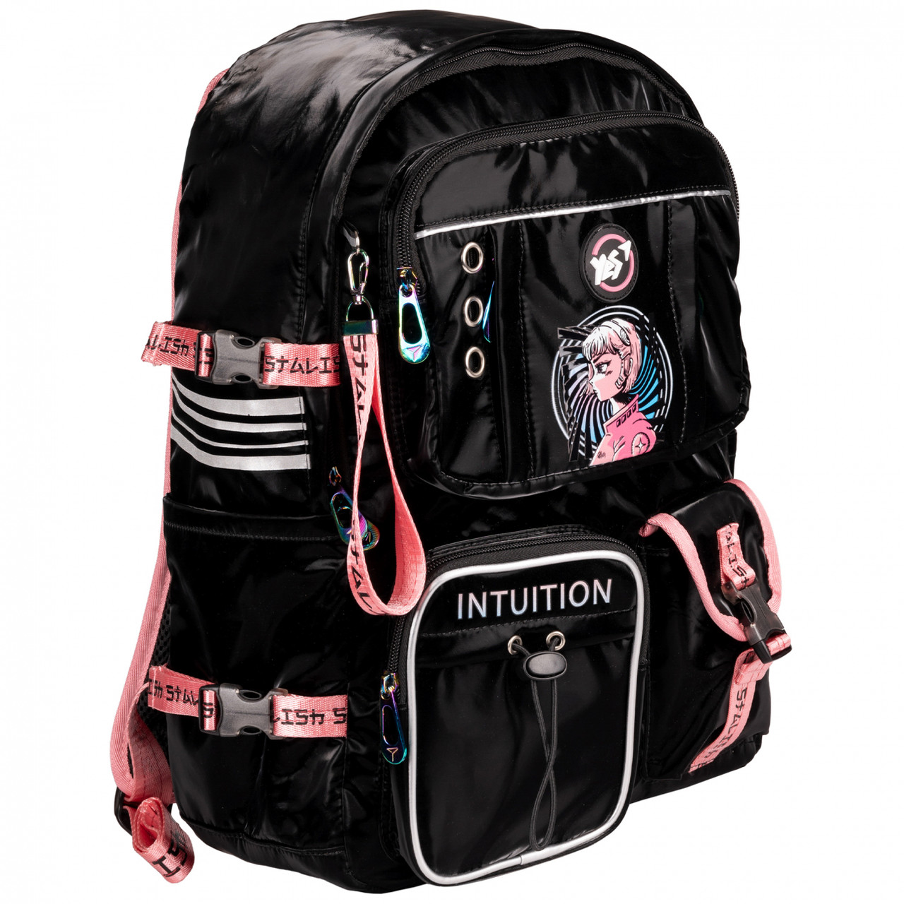 Рюкзак міський Yes Intuition T-107 , 43 x 29 x 14, 17 л, чорний (559629)