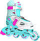Роликові ковзани Neon Combo Skates Бірюзовий розмір 34-37, фото 3