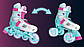 Роликові ковзани Neon Combo Skates Бірюзовий розмір 34-37, фото 8