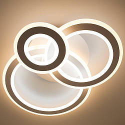Люстра Led з пультом LUMINARIA 108W до 20 кв.м колір Білий TRIPLEX ROUND 108W  WH/WH