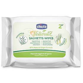 Серветки захисні від комарів Chicco Naturalz 20 шт