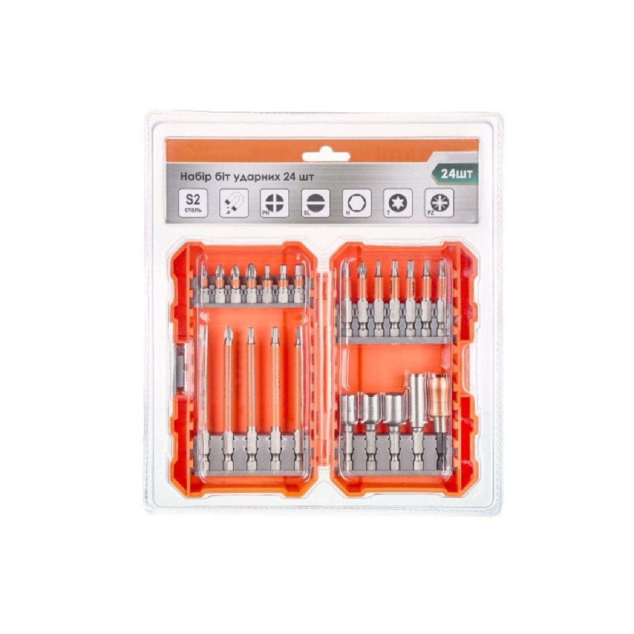 Набір ударних біт з 24 предметів Sturmax 1041M-01-SS2