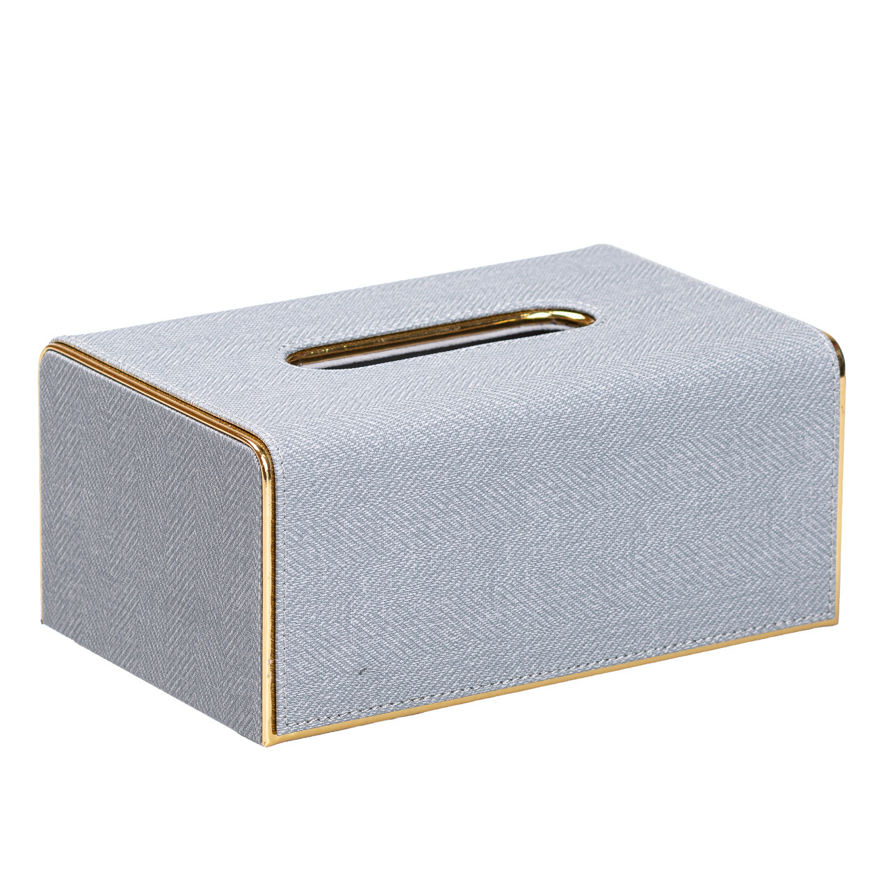 Серветниця на стіл текстильна21 х 13.5 х 9 см Сірий HP9806G, фото 1