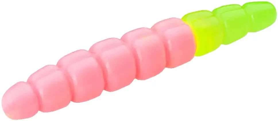 Силікон FishUP Morio 1.2 " Cheese Taste #133 Bubble Gum/Hot Chartreuse (12шт / уп)