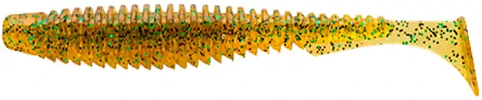 Силікон FishUP U-Shad 2 " #036-Caramel / Green & Black (10шт / уп)