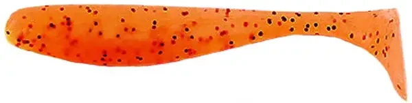 Силікон FishUP Wizzle Shad 2 " #049-Orange Pumpkin / Black (10шт / уп)