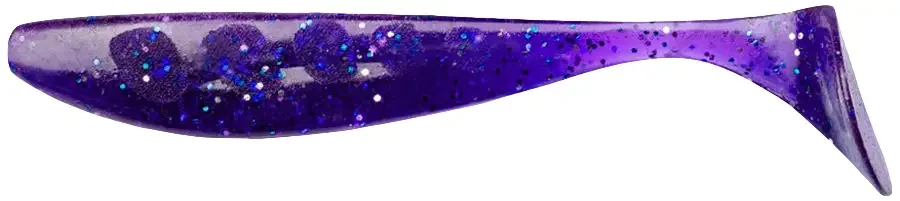 Силікон FishUP Wizzle Shad 3 " #060-Dark Violet / Peacock & Silver (8шт / уп)