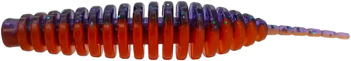 Силікон FishUP Tanta 3 " #207 Dark Violet / Orange (6шт / уп)
