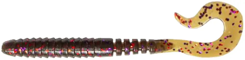 Силікон FishUP Vipo 3.6 " # 050-Green Pumpkin Brown / Red & Purple (8шт / уп)