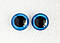 Очі для іграшок гвинтові, d-20 мм, сині, пара, фото 2
