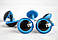 Очі для іграшок гвинтові, d-20 мм, сині, пара, фото 3
