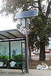 Світлодіодний вуличний ліхтар 20W із сонячною батареєю. РУГЛОГОДИЧНИЙ, фото 3