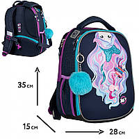 Рюкзак шкільний каркасний (зріст 115-130см) Caramel Girl H-100 Yes