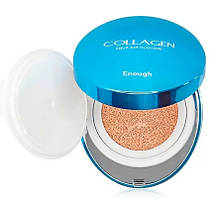 Зволожуючий кушон із колагеном Enough Collagen Aqua Air Cushion SPF 50+ PA+++ №21, 15г