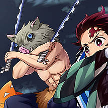 Плакат "Вбивця демонів, Demon Slayer: Kimetsu no Yaiba", 43×60см, фото 3