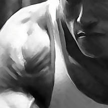 Плакат "Арнольд Шварценеггер, малюнок, репродукція, Arnold Schwarzenegger", 60×41см, фото 2