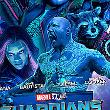 Плакат "Вартові Галактики 2, Guardians of the Galaxy 2 (2017)", 60×41см, фото 3