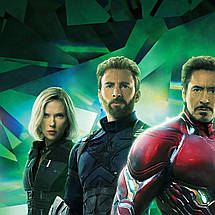 Плакат "Месники: Війна Нескінченності, всі персонажі, панорама, Avengers: Infinity War", 60×278см, фото 3