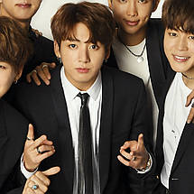 Плакат "БТС у чорних костюмах, Bangtan Boys, BTS", 43×60см, фото 3
