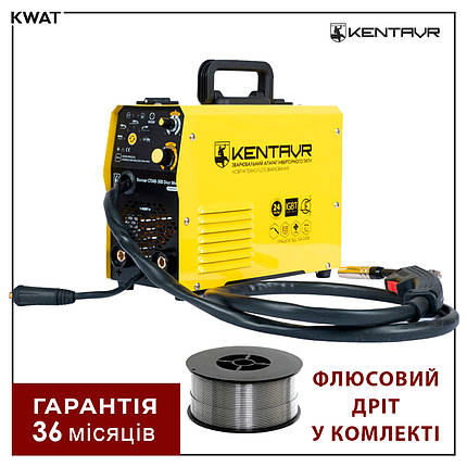 Зварювальний інверторний напівавтомат Кентавр СПАВ-300 Digit Mini Зварювання MMA MIG-MAG TIG Lift + флюсовий дріт, фото 1