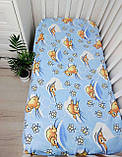 Водонепромокаюче простирадло в дитяче ліжечко з гумкою по периметру 120*60 см наматрацник Аква-стоп, фото 2