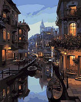 Картина по номерам Венеция Ночные каналы (MR-Q1311) 40 х 50 см Mariposa