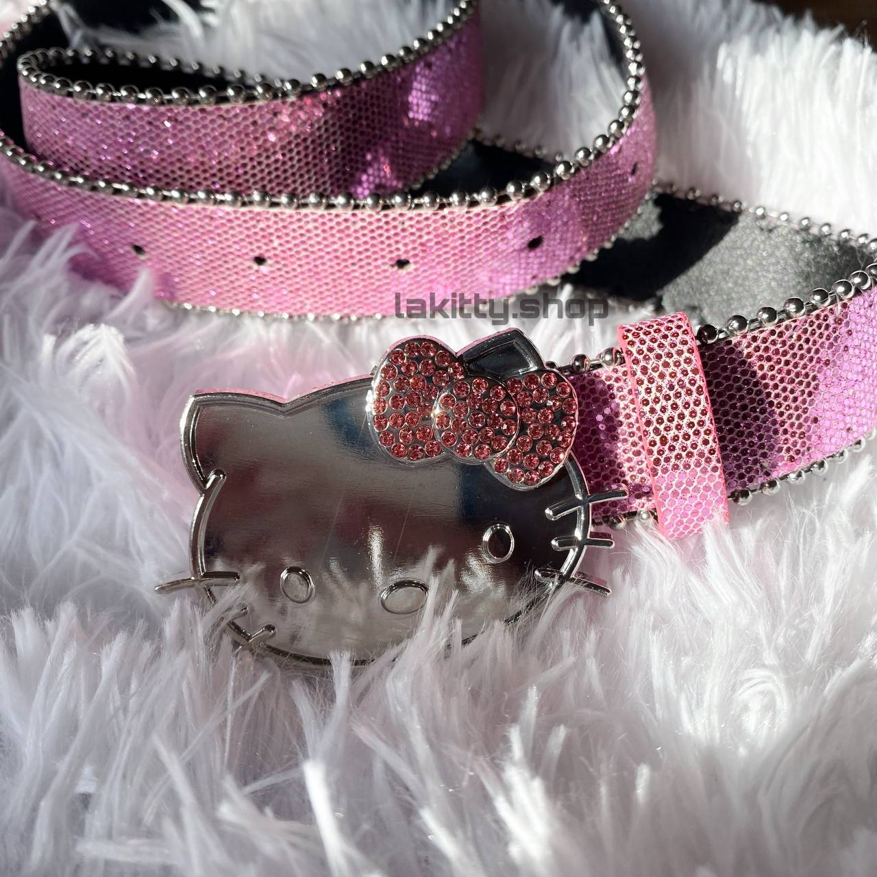 Hello kitty ремень поясок милый блестящий аксесуар для девушки, фото 1