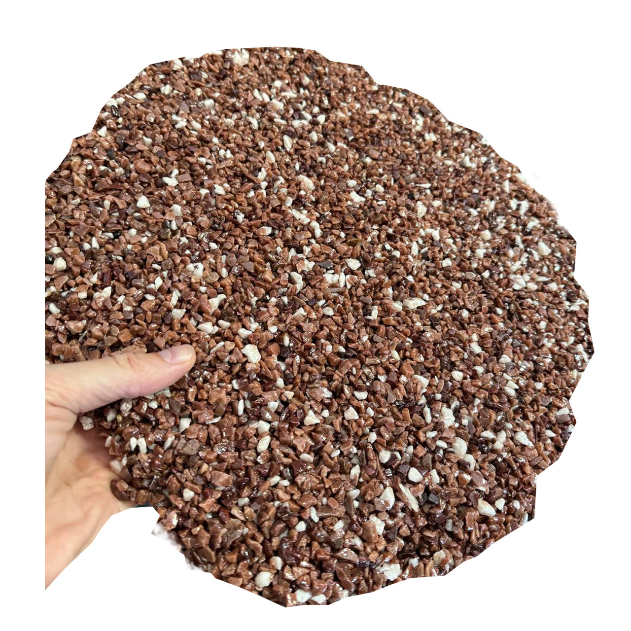 Набір кам'яний килим 22.2кг Creto (каміння + клей) Marble ukrfarm, фото 1