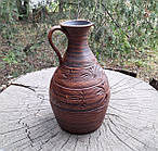 Глечик керамічний 7л - глечик для вина та напоїв гончарний