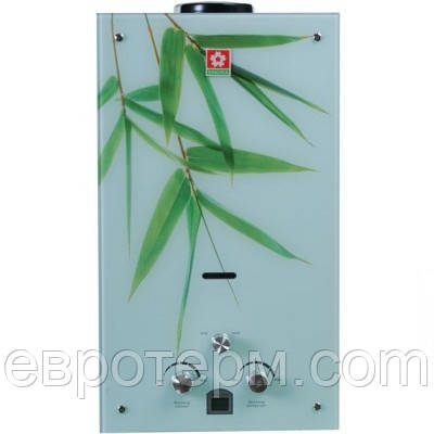 Газова колонка Sakura Samurai Бамбук ( скло ) LCD 20 квт. 10 л/хв.