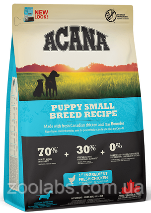 Acana Puppy Small Breed Recipe 2 кг | Сухий корм для цуценят малих порід, фото 1
