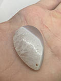 Агат натуральний кулон/кабошон агат із кварцом. Кулон с агатом, фото 3