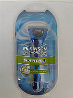 Станків для гоління чоловічий Wilkinson Sword Protector 3 (Шик Вілкінсон Протектор 3 станок + 1 картридж)