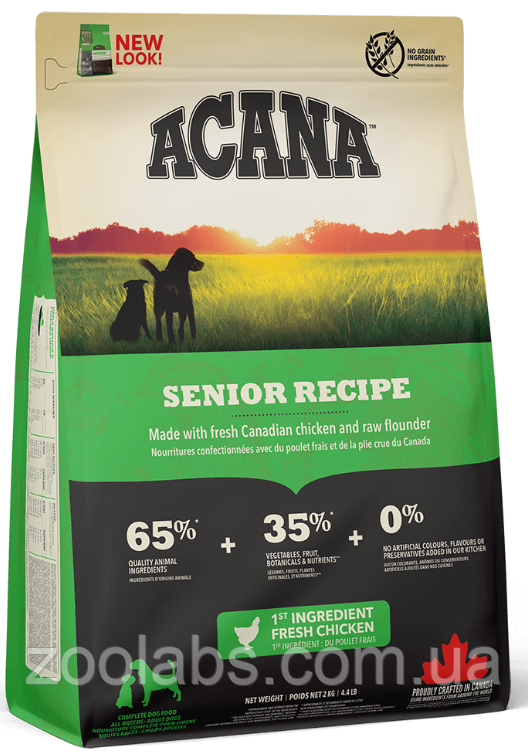 Acana Senior Dog Recipe 2 кг | Сухий корм для собак