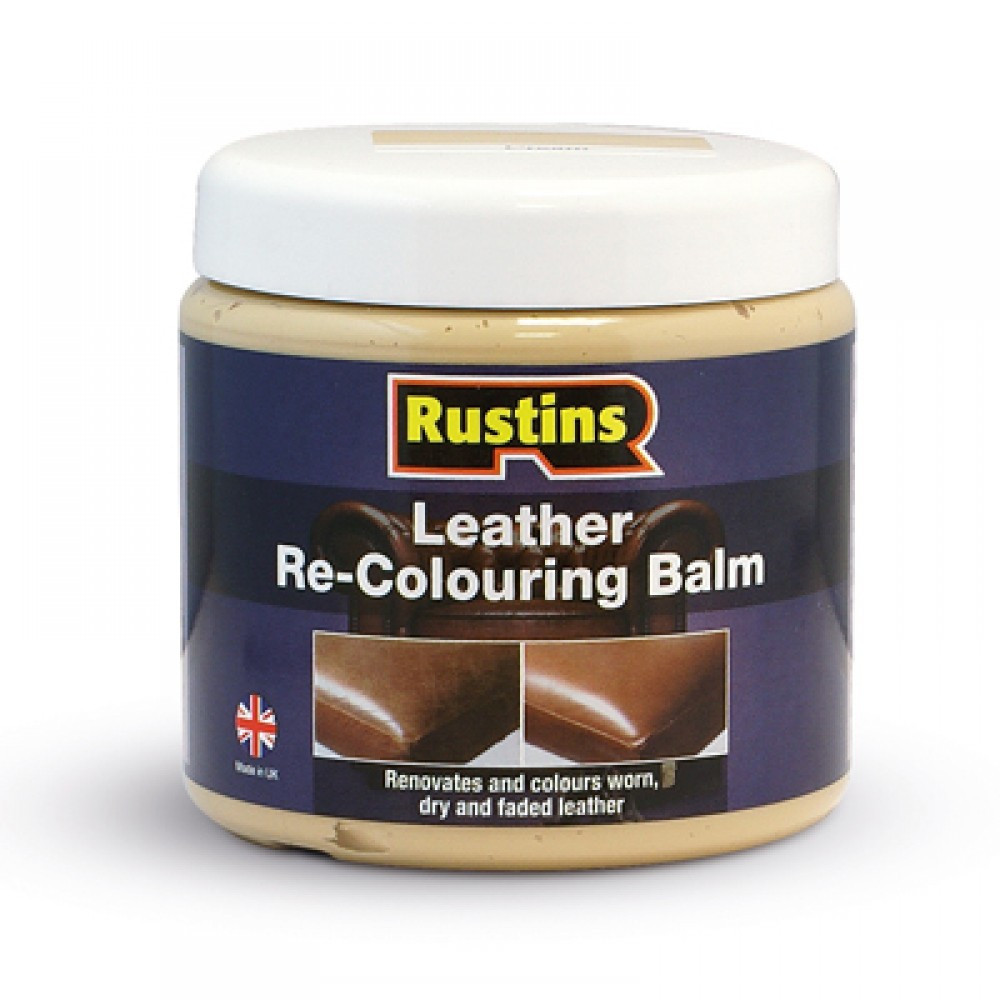 Окрашивающий бальзам для кожаных изделий Leather Re-Colouring Balm Black (чёрный) - фото 1 - id-p415113927