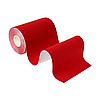Кінезіо Тейп 10 см х 5 м Кінезіологічний спортивний тейп стрічки Kinesiology Tape, червоний, фото 3