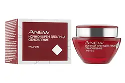 Відновлювальний нічний крем для обличчя  35+ Avon Anew Reversalist Night Cream With Protinol, 50 мл