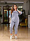 Легкий спортивний костюм турецький трикотаж батальний двійка, фото 2