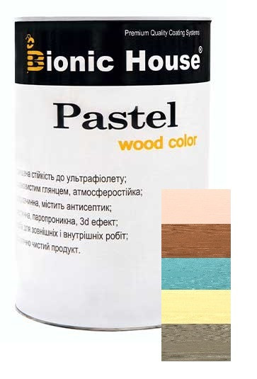 Фарба для дерева "Pastel" 1л